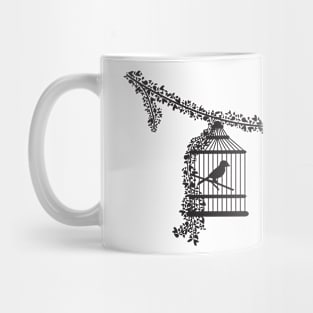 Bird in a cage Mug